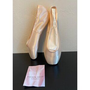 NEW Gaynor Minden Pointe Ballet Shoes Sculpted Fit Very Stiff SC-10.5M3+HDL